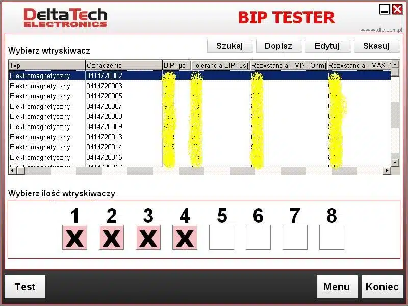 Urządzenie pomiarowe BIP TESTER