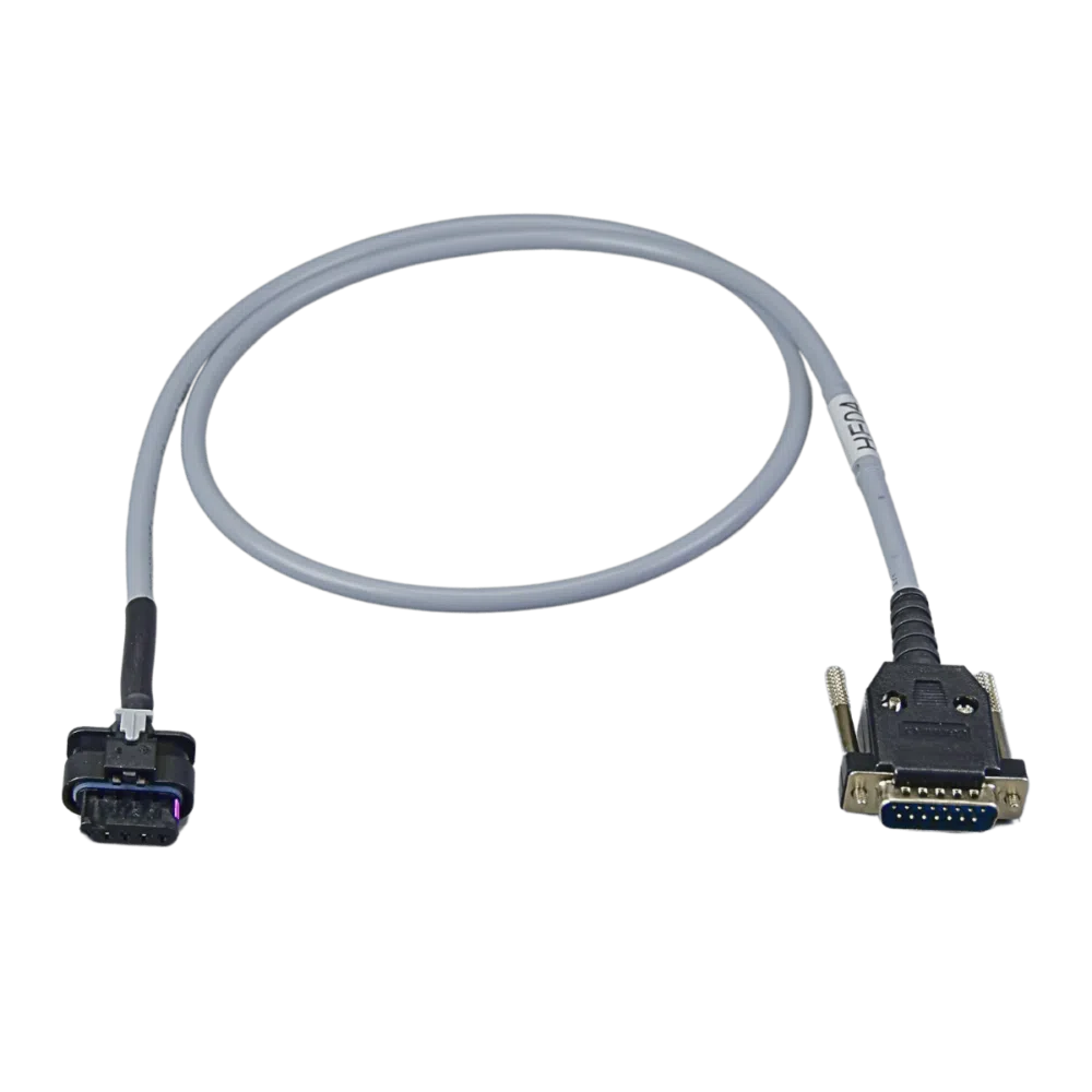 Kabel HE04 do sterowników Hella i Continental; kabel diagnostyczny do testowania i programowania sterowników turbosprężarek z urządzeniami DTE.